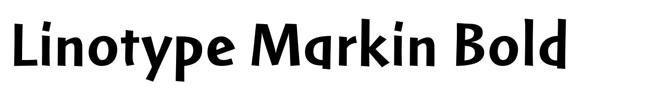 Linotype Markin Bold